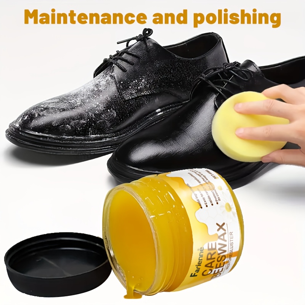 Sneaker Care Products - 靴ケアキット - 人工皮革表面の研磨とメンテナンスに最適、さまざまな色に対応するプレミアムケア蜜蝋
