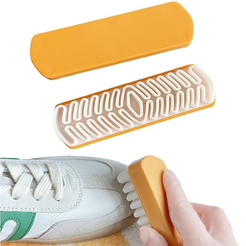 Sneaker Care Products - 革ブラシスエードブーツバッグスクラバークリーナー白ゴムクレープ靴ブラシ家庭用必需品