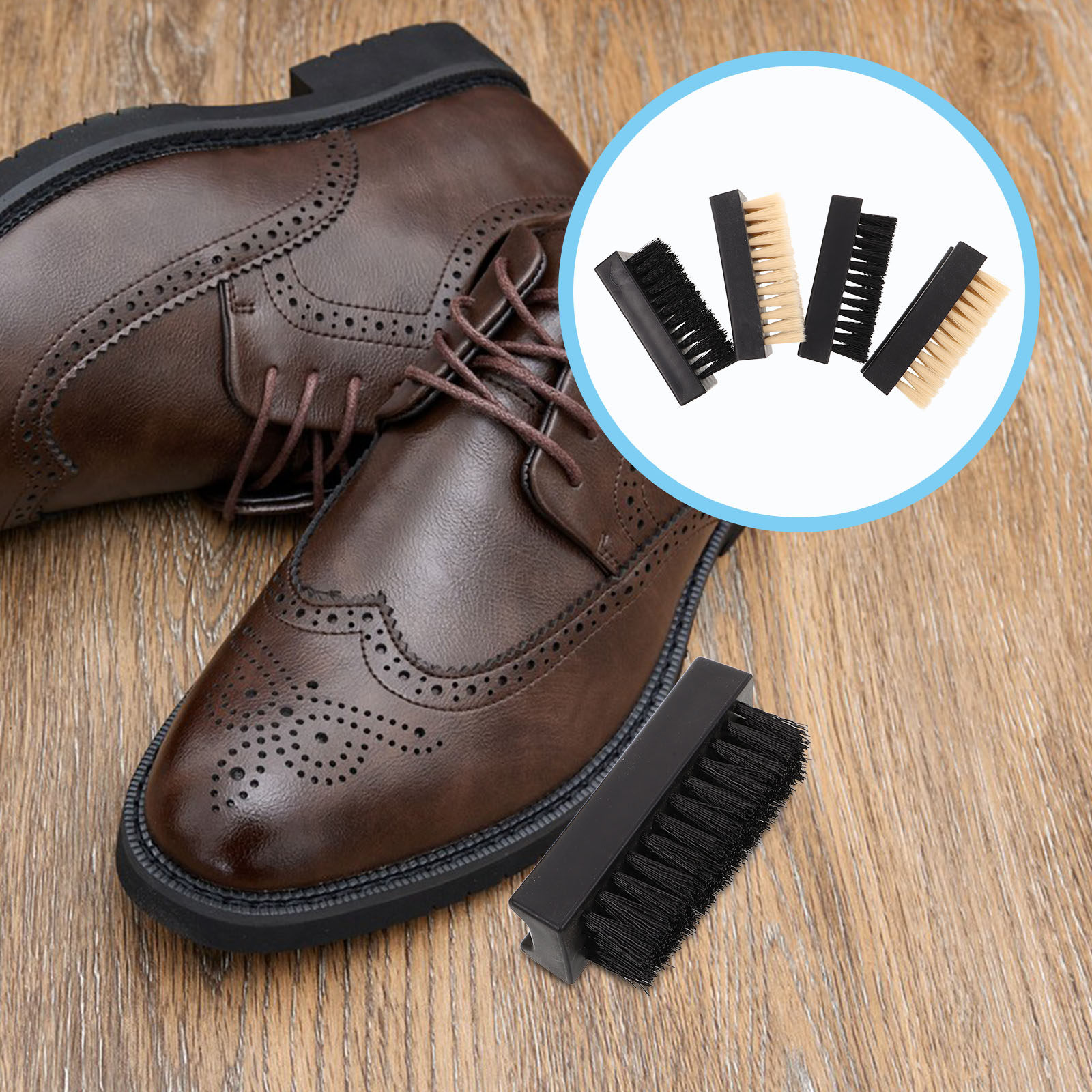 Sneaker Care For Suede - 4個入り多機能シューズブラシセット ソフトスニーカー洗浄ブラシ ブーツケアアプリケーター スエードクリーナー スポーツシューズ用