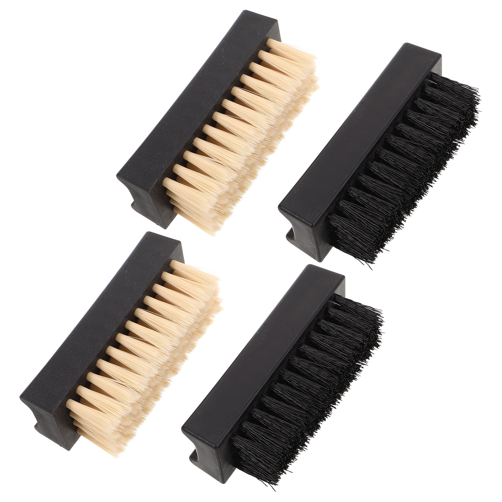 Sneaker Care For Suede - 4個入り多機能シューズブラシクリーナー、スニーカー・ブーツ・スエードケア用ソフト・ハードブラシセット、シューブラシツールセット
