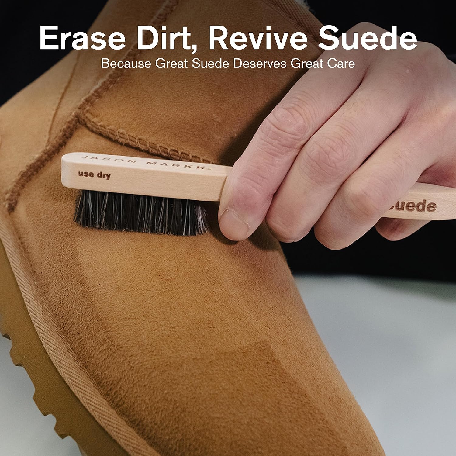 スエード靴用クリーニングキット（ブラシ＆汚れ落とし付き）、革 - Sneaker Care For Suede のレビューと価格