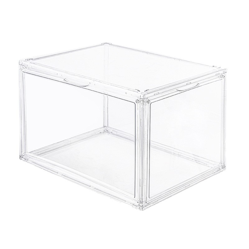 ​ 透明靴収納ボックス厚みのある防塵透明靴収納ボックス積み重 - Shoe Box Display のレビューと価格