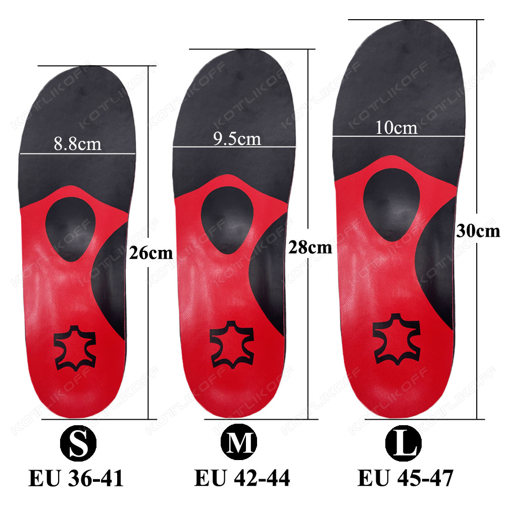 PUレザー整形外科用インソール、整形外科用アーチサポートイン - The Sneaker Care のレビューと価格