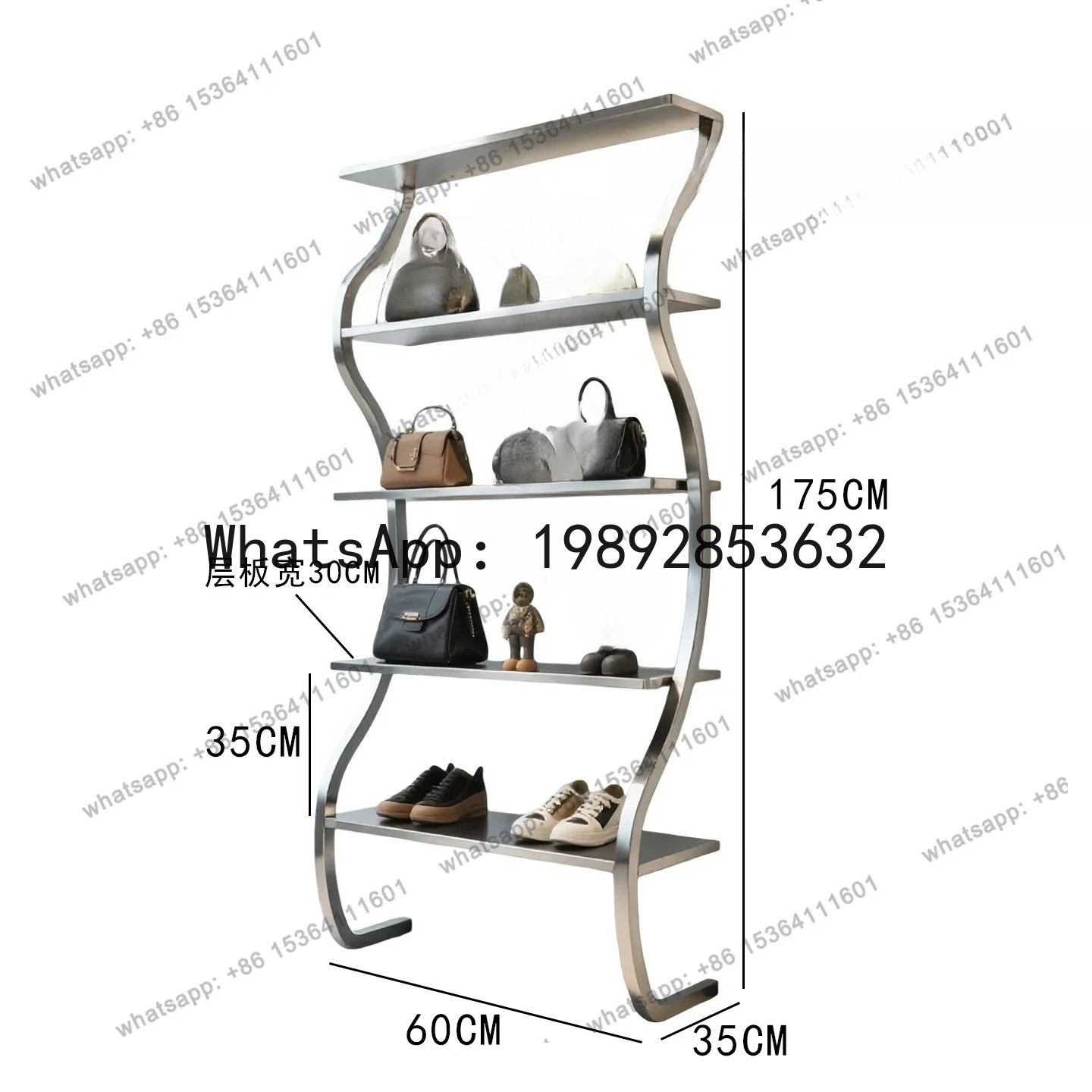 CC衣料品店ディスプレイラック床から天井までのブラインドボッ - Shoe Box Display のレビューと価格