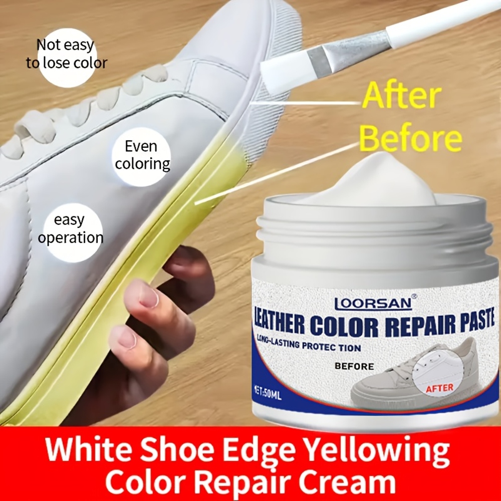 ホワイトレザー修理キット - 靴、バッグ、家具の傷や破れを簡 - Sneaker Care Products のレビューと価格