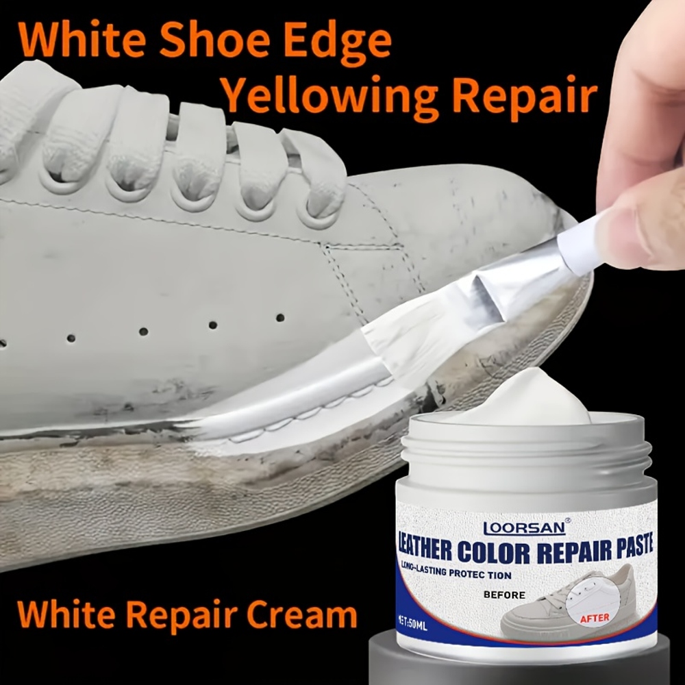 ホワイトレザー修理キット - 靴、バッグ、家具の傷や破れを簡 - Sneaker Care Products のレビューと価格