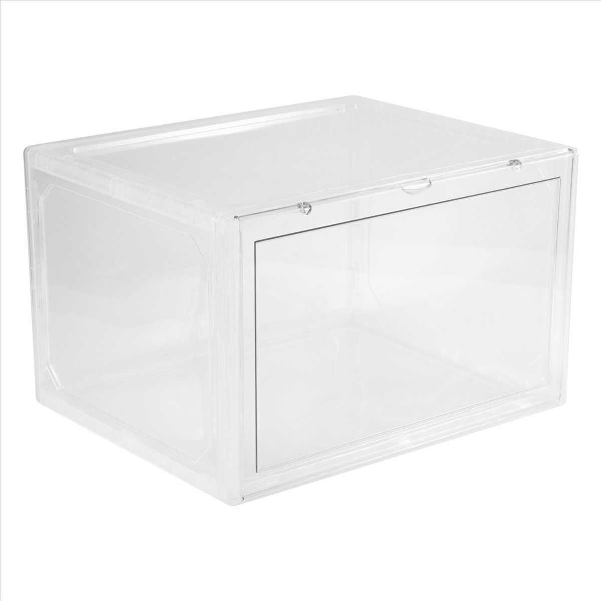 AT33 磁気吸着式スニーカー収納ボックス 透明バスケットボ - Shoe Box Display のレビューと価格