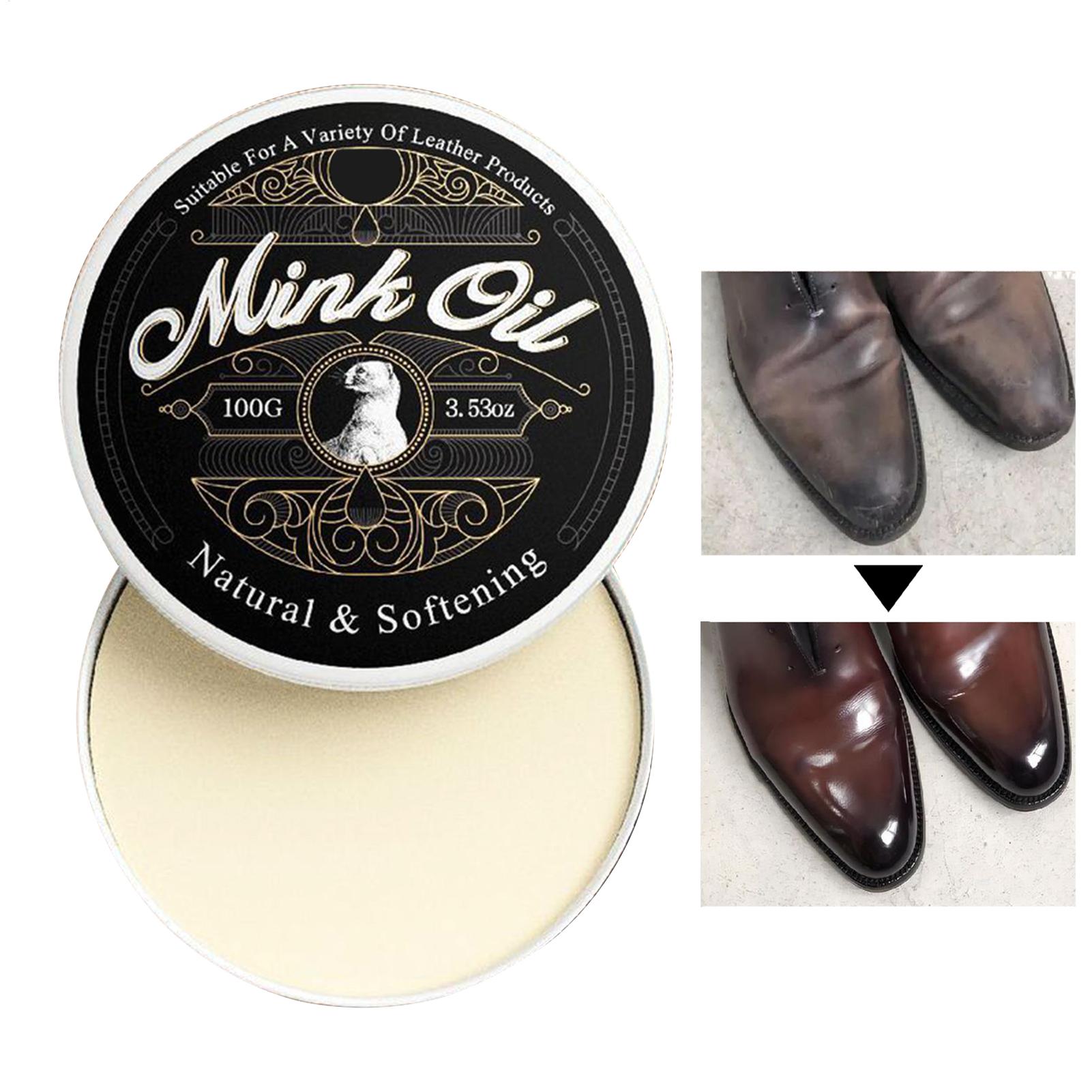 100 グラムクリーニング用品保湿ミンクオイル革用ミンクオイ - Sneaker Care Products のレビューと価格